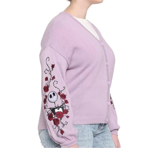 Disney The Nightmare Before Christmas Jack & Sally Sweater Size M NWT - Picture 7 of 8